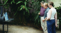 Richard Stout, Virgil and Deb Grotfeldt, houston TX